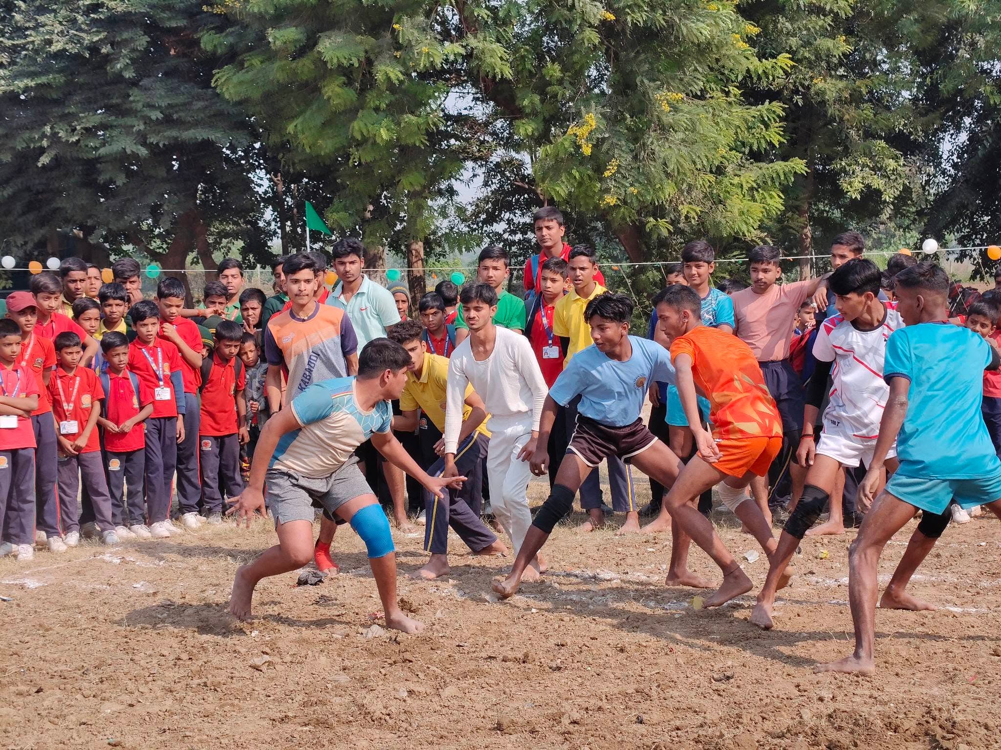 Sports event at school
